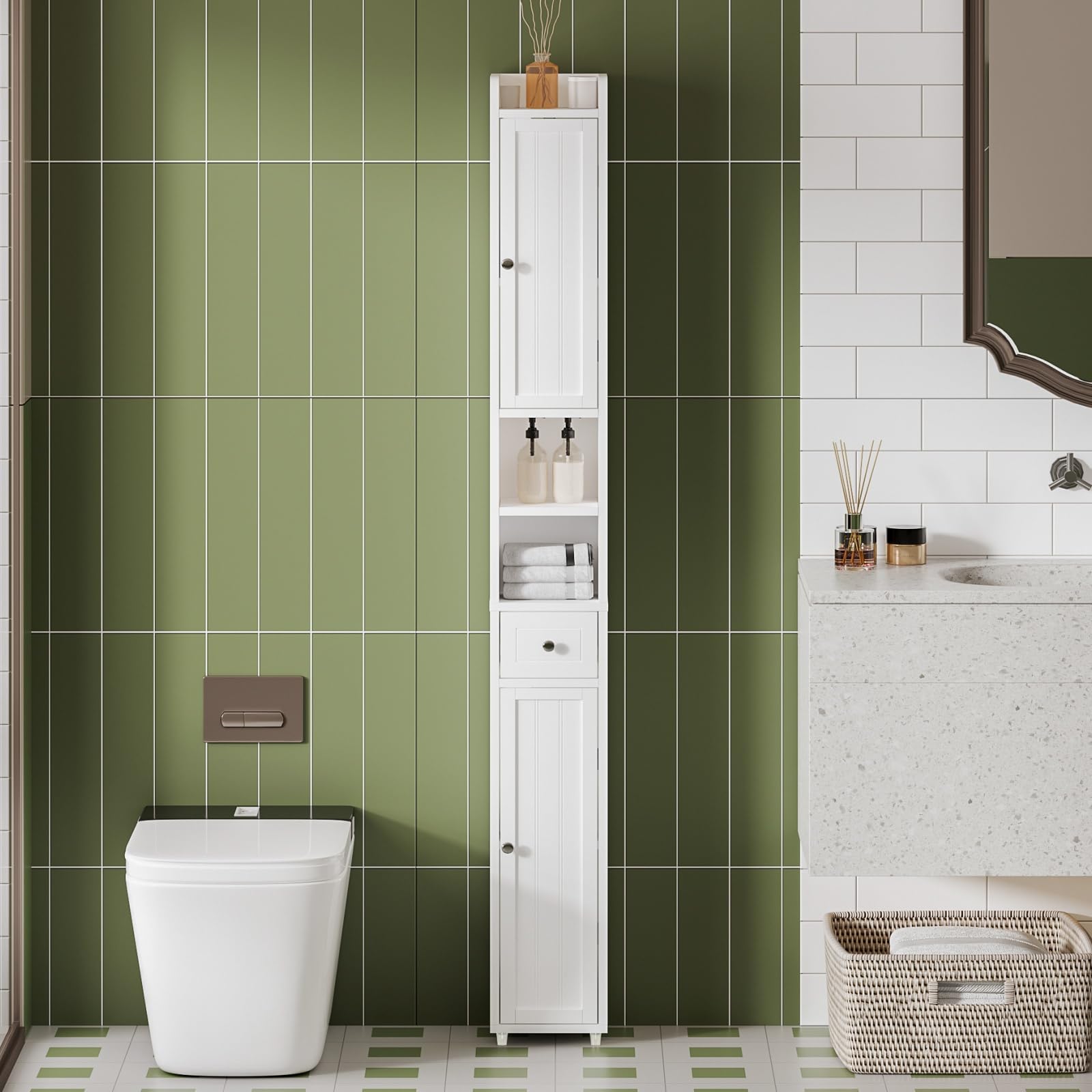 ChooChoo cabinet drawer-open view highlighting convenient daily storage access