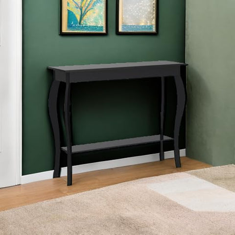 ChooChoo narrow console table entryway setup in a stylish hallway