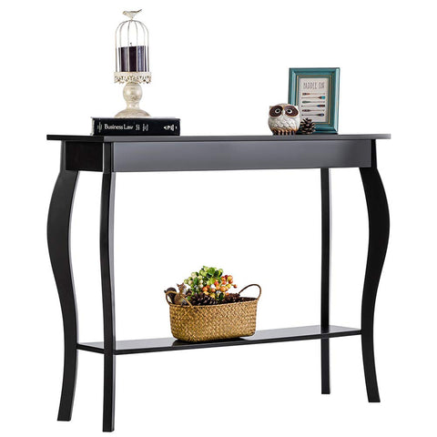 ChooChoo narrow console table kitchen-use arrangement for decorative organization