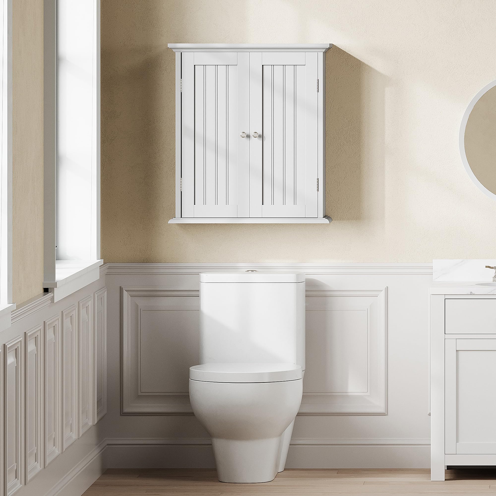 ChooChoo white finish adds a clean, elegant look.