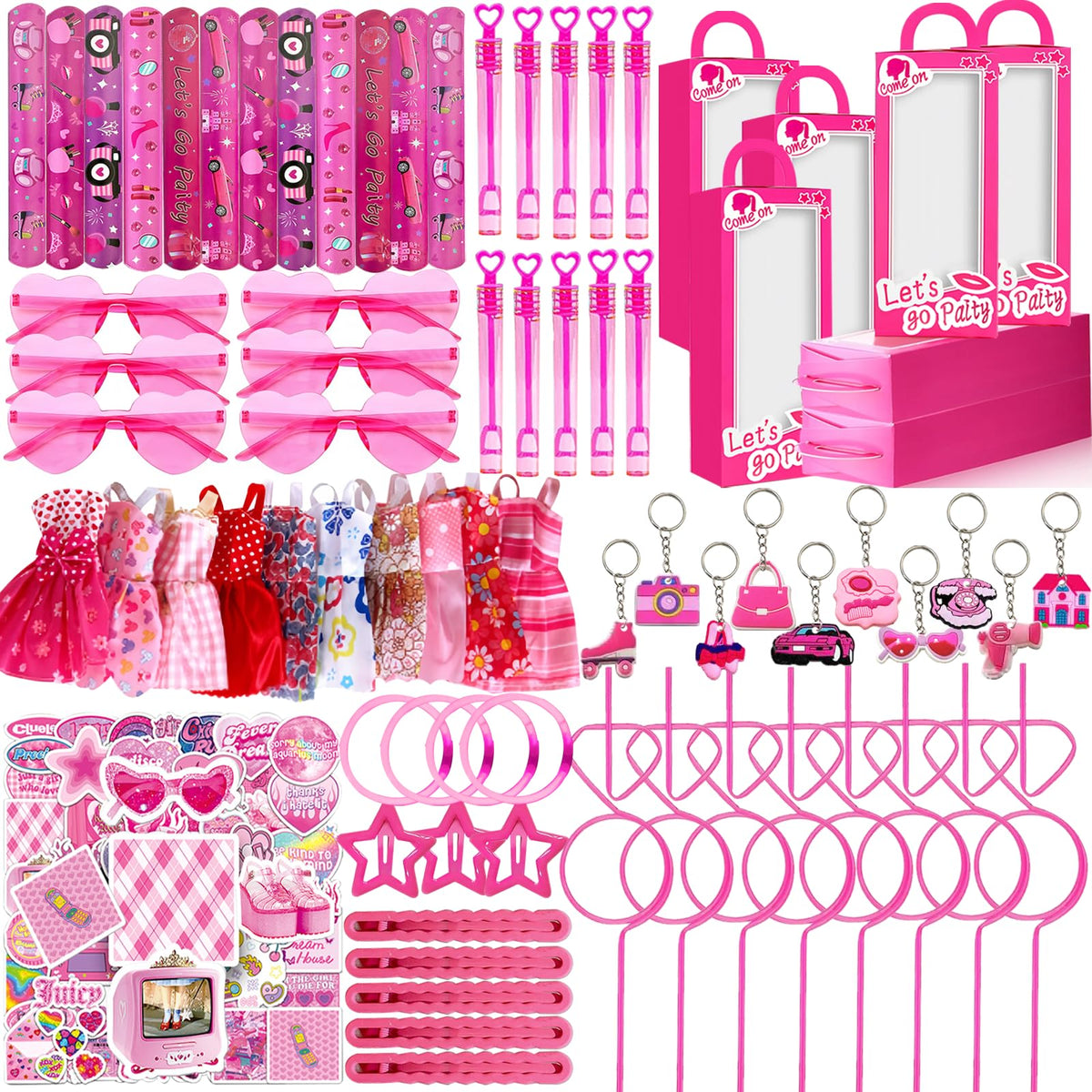 CHOOHC pink princess party favors set packaging for easy gifting.