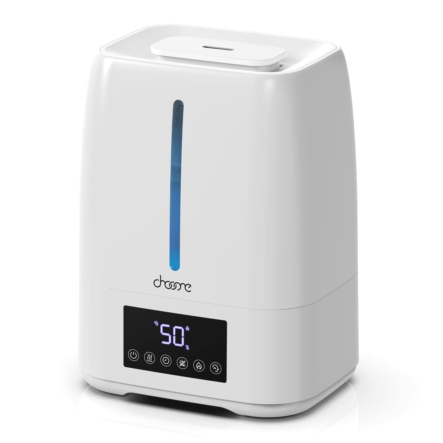 Chooone 6L top-fill humidifier front view for consistent room humidity