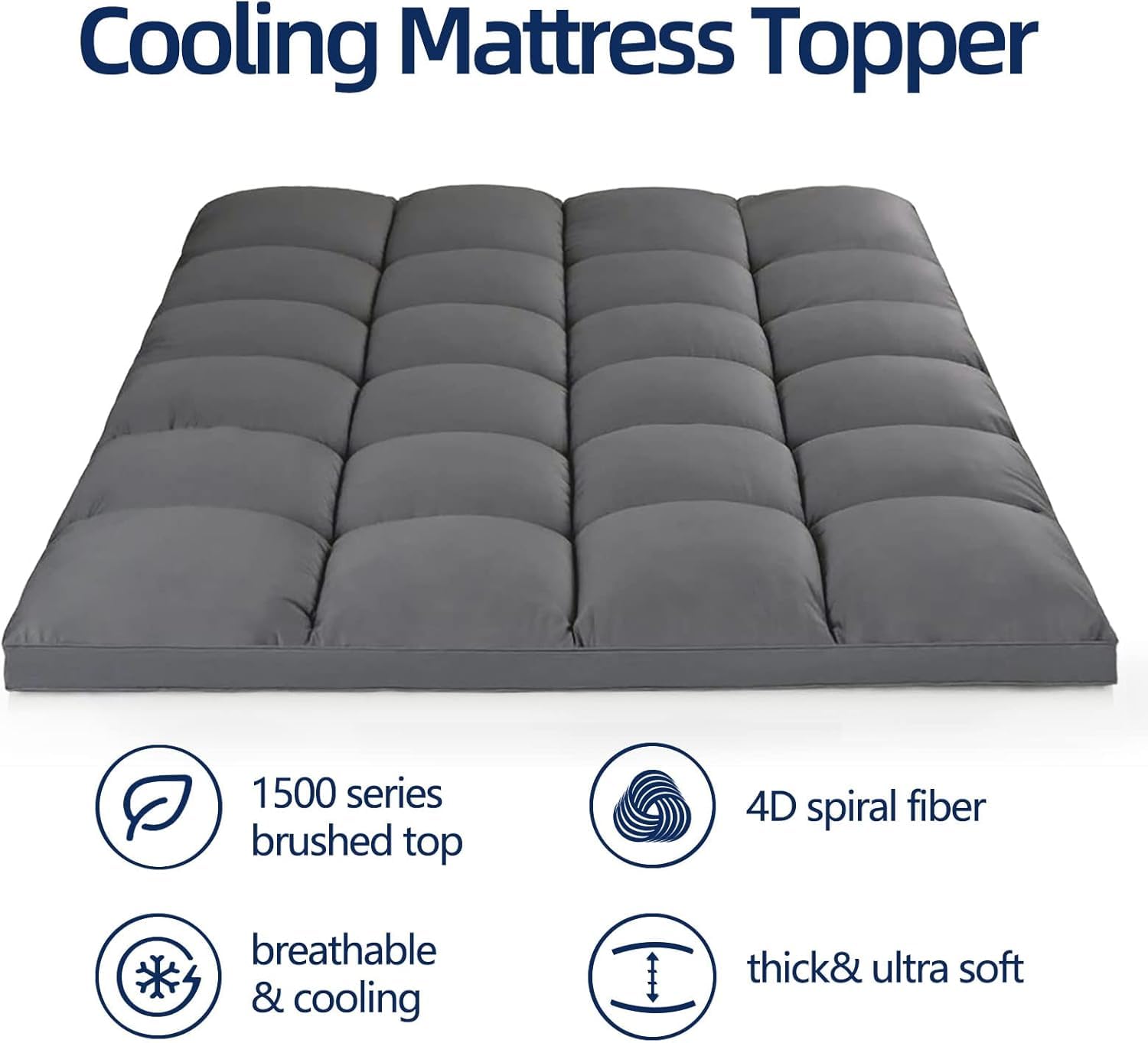 CHOPINMOON plush pillow top fabric offers inviting softness and support