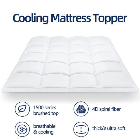 CHOPINMOON full topper deep pocket skirt securing mattress securely