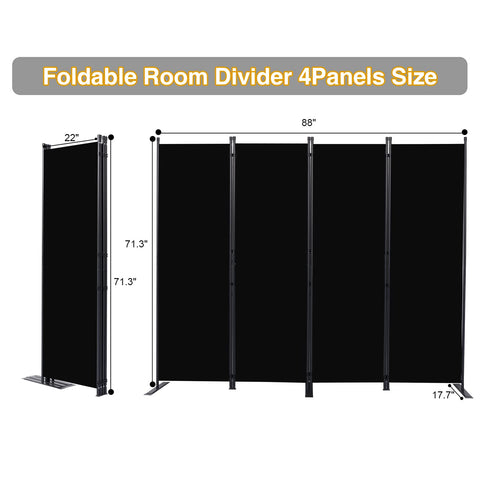 CHOSENM room divider with wider feet enhances stability on floors