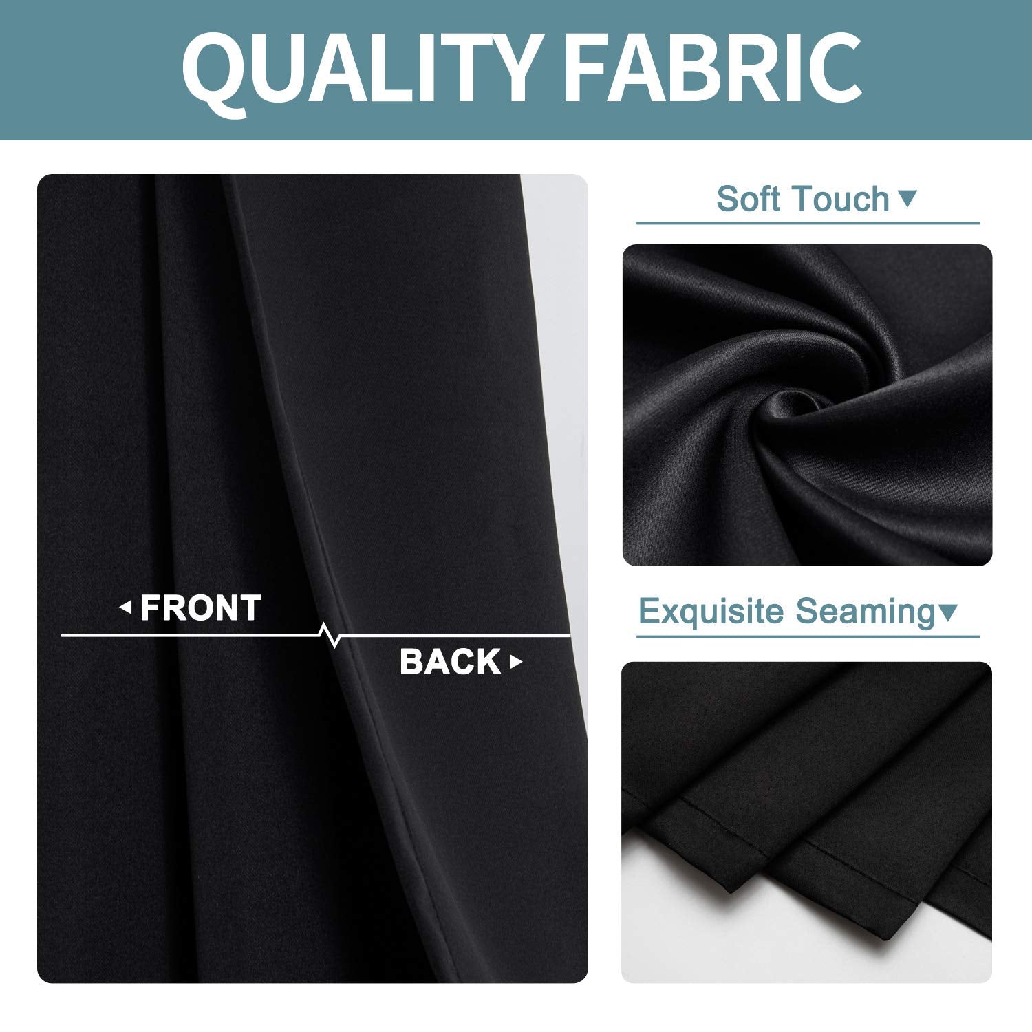 ChrisDowa soft fabric curtains with neutral scent suited for kids spaces