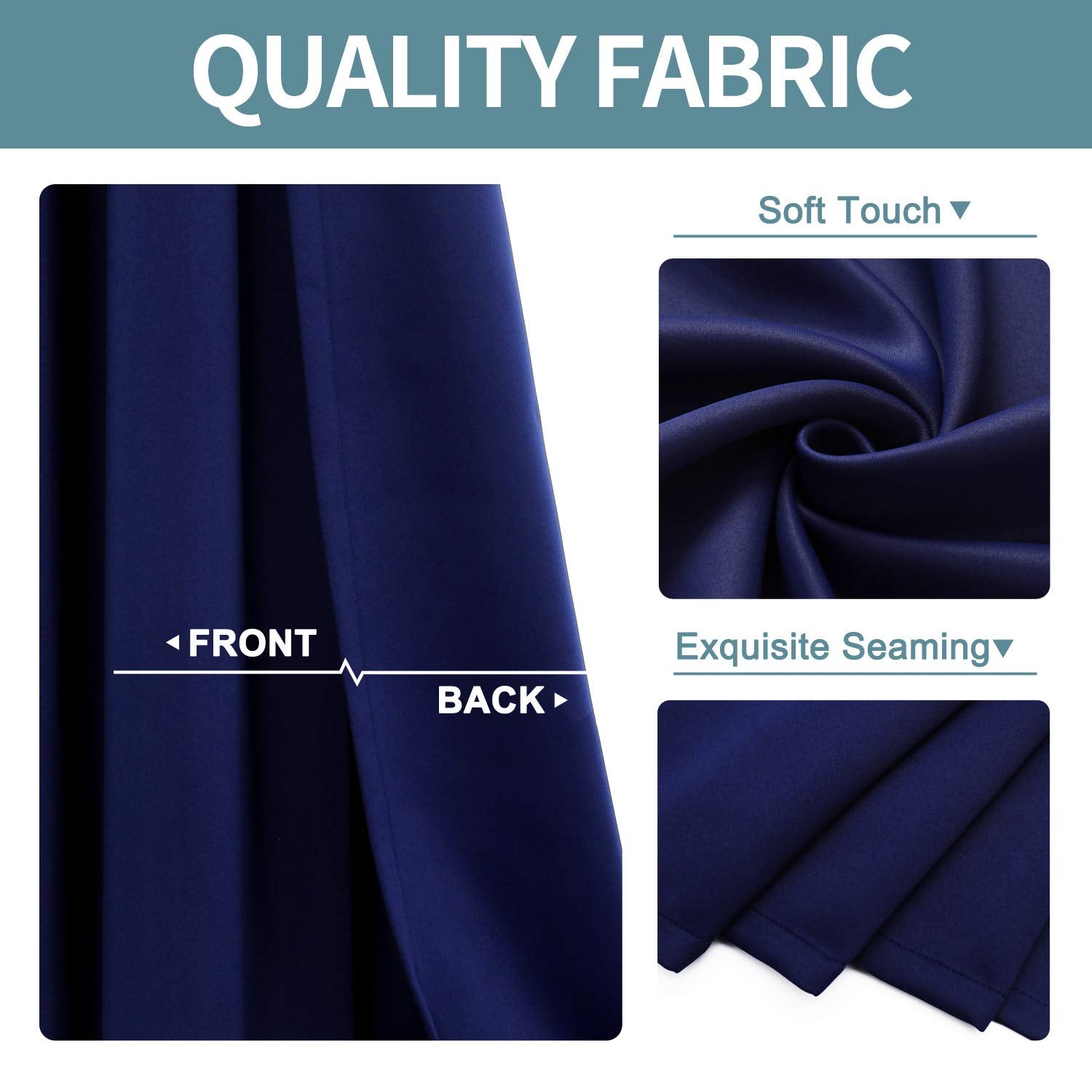 ChrisDowa grommet blackout curtains navy room setup demonstrates cozy privacy