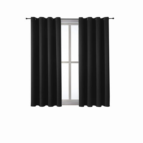 ChrisDowa grommet blackout curtains energy-saving design for year-round comfort.