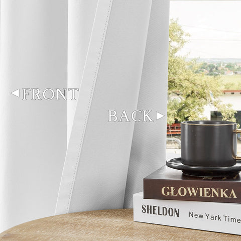 ChrisDowa linen-look curtain fabric with premium finish