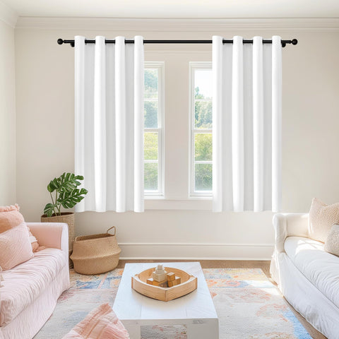 ChrisDowa machine-washable curtain panel for easy care