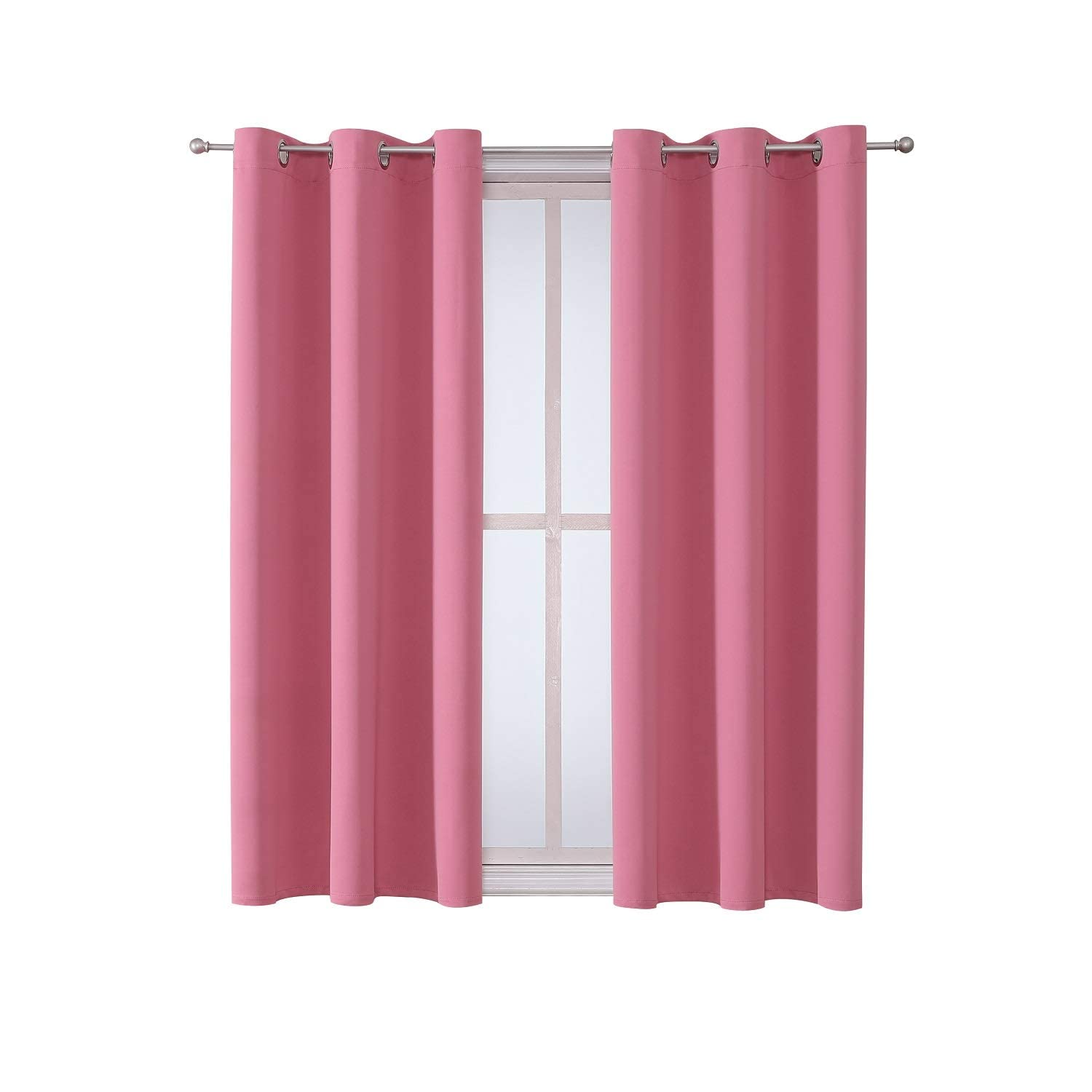 ChrisDowa room privacy pink curtains suit bedrooms and living spaces