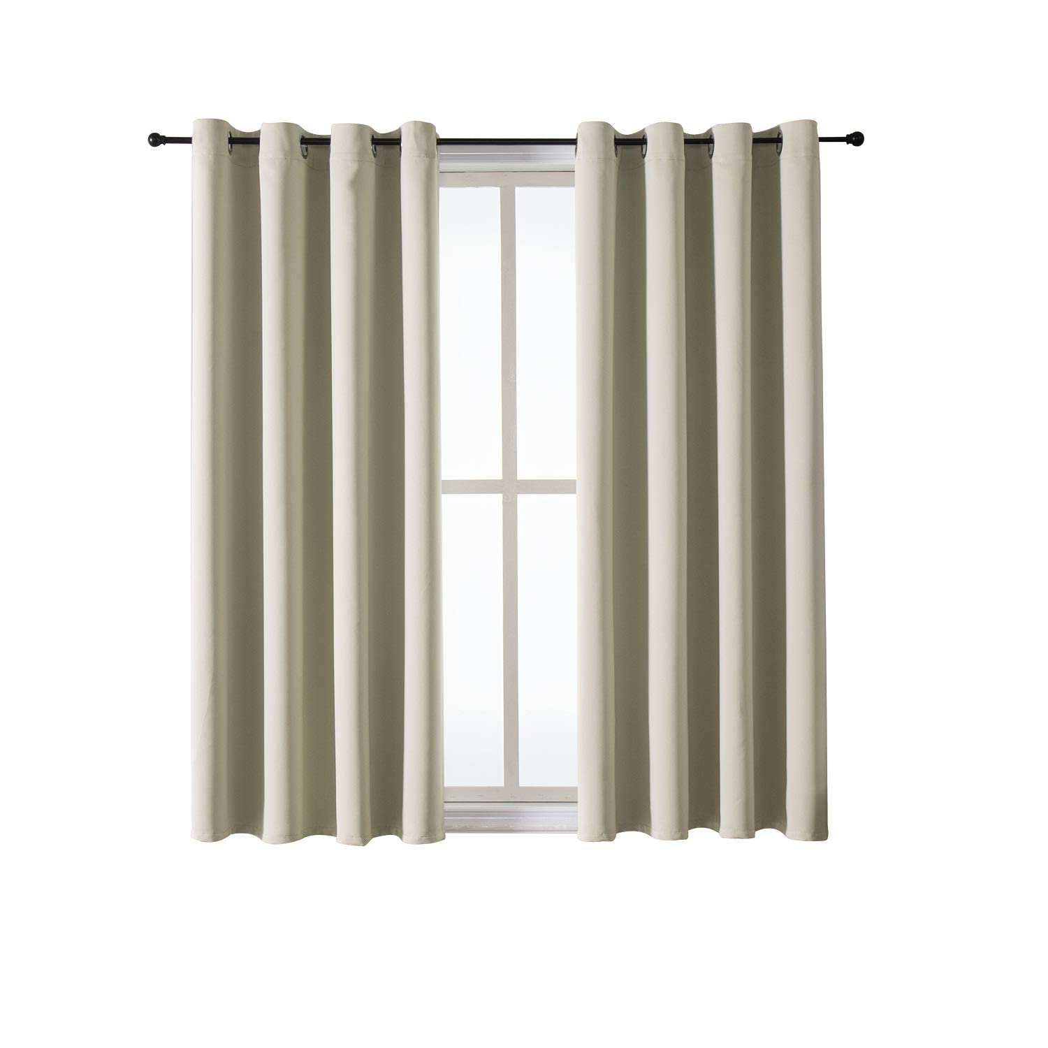 ChrisDowa thermal curtains help reduce heat exchange and protect furnishings from sun fade