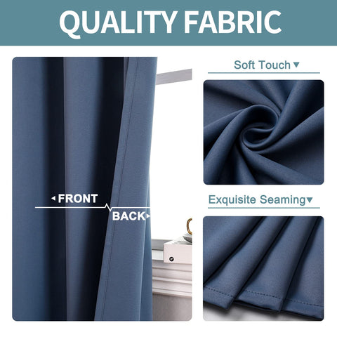 ChrisDowa thermal insulated curtains in living room help regulate temperature.