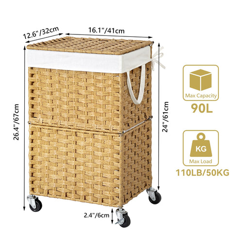 Chrislley slim, corner-friendly design in yellow fits tight spaces.