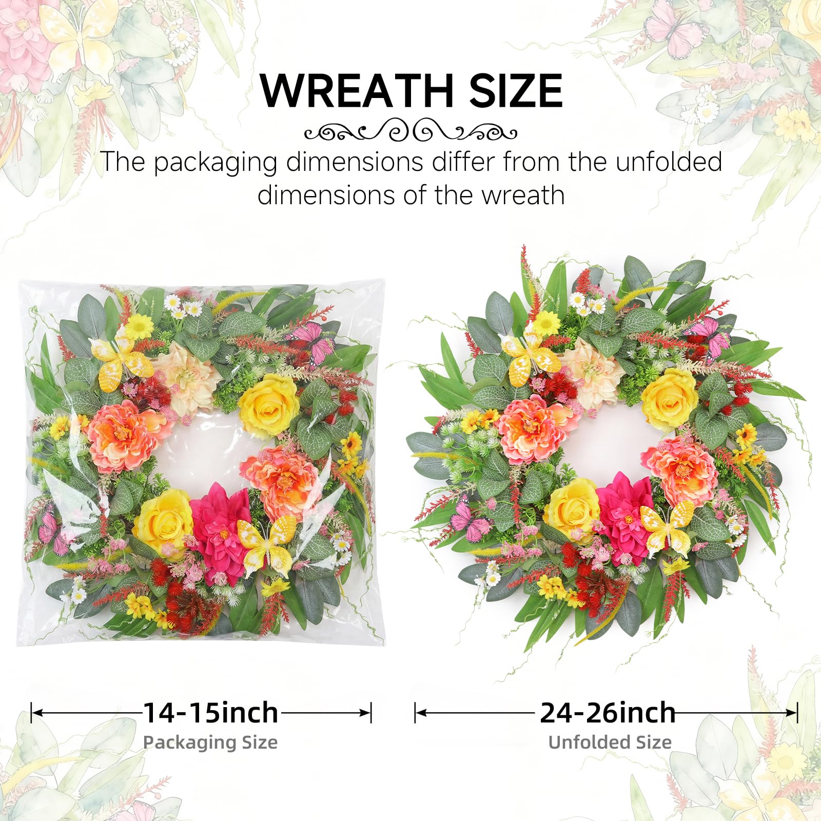 ChrisXiao wreath color palette shows pink, red, and purple tones