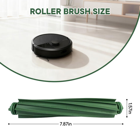 Chrostion easy-install brush roll with bottom buckle access.