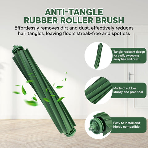Chrostion high-efficient rubber brush close-up highlights versatile floor cleaning.