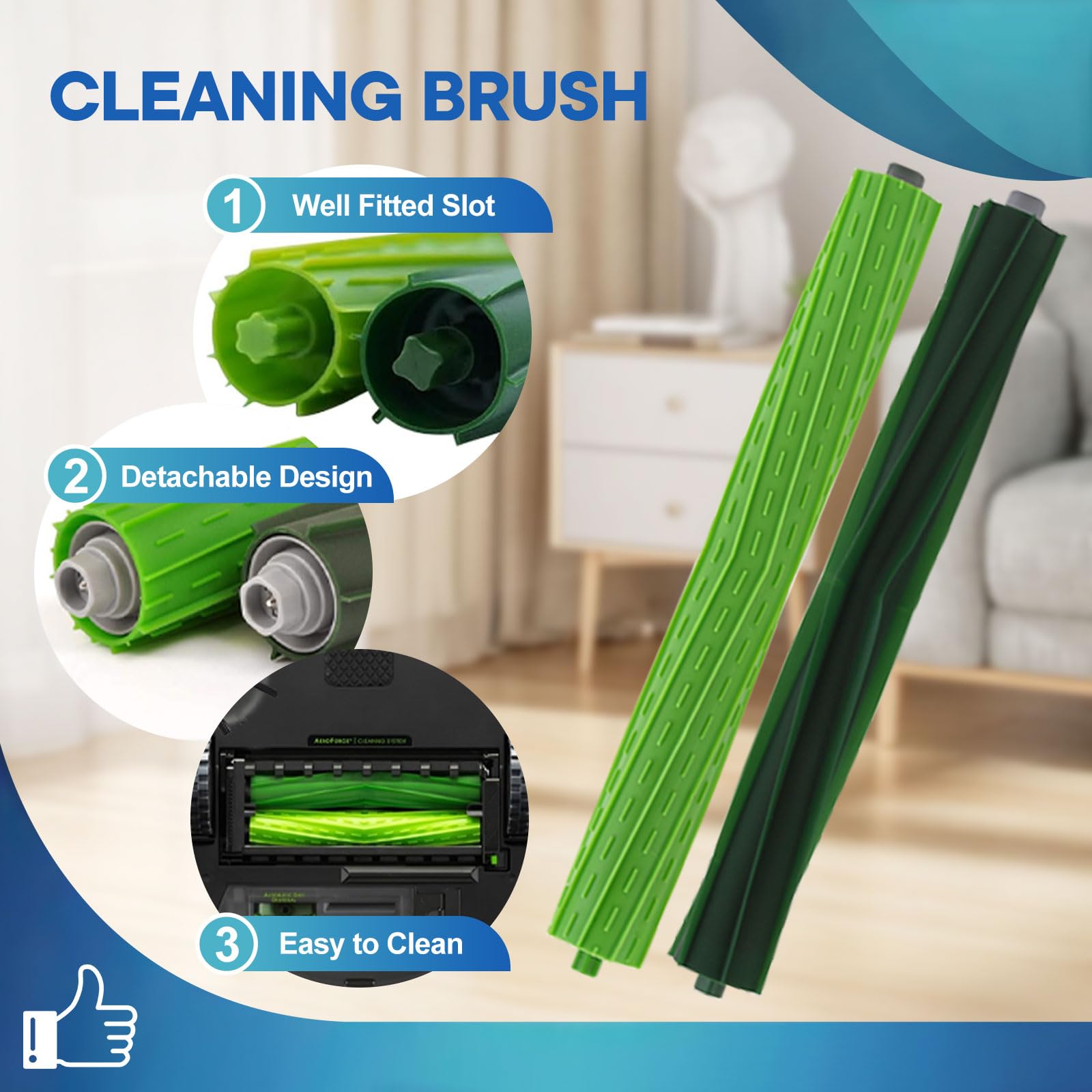 Chrostion Roomba s9 HEPA filters capture fine dust for cleaner air.