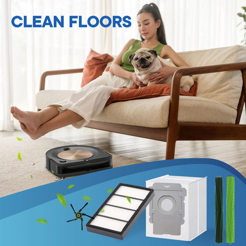 Chrostion Roomba s9 replacement parts kit makes maintenance simple and reliable.