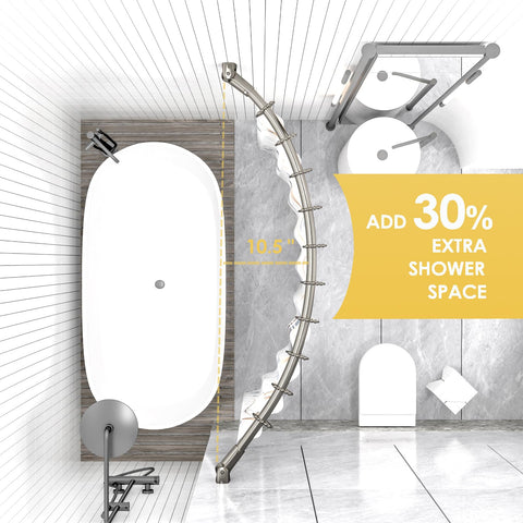 Chrsouly nickel rod emphasizes corrosion resistance for bathroom installations.