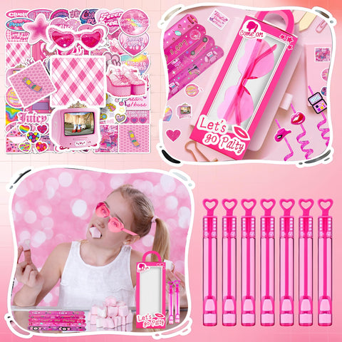 CHSLtmxq pink slap bracelets add colorful rewards for guests.