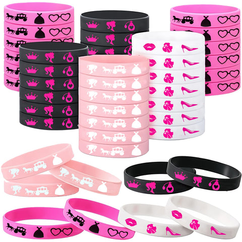CHSLtmxq pink stickers brighten invitations and party décor.