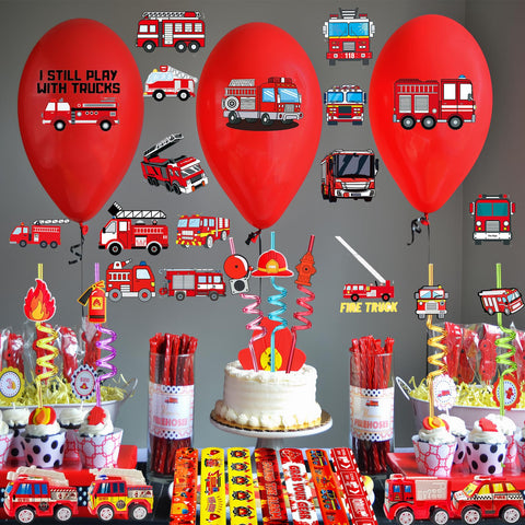 CHSLtmxq firefighter slap bracelets with 12 patterns for kids' play.