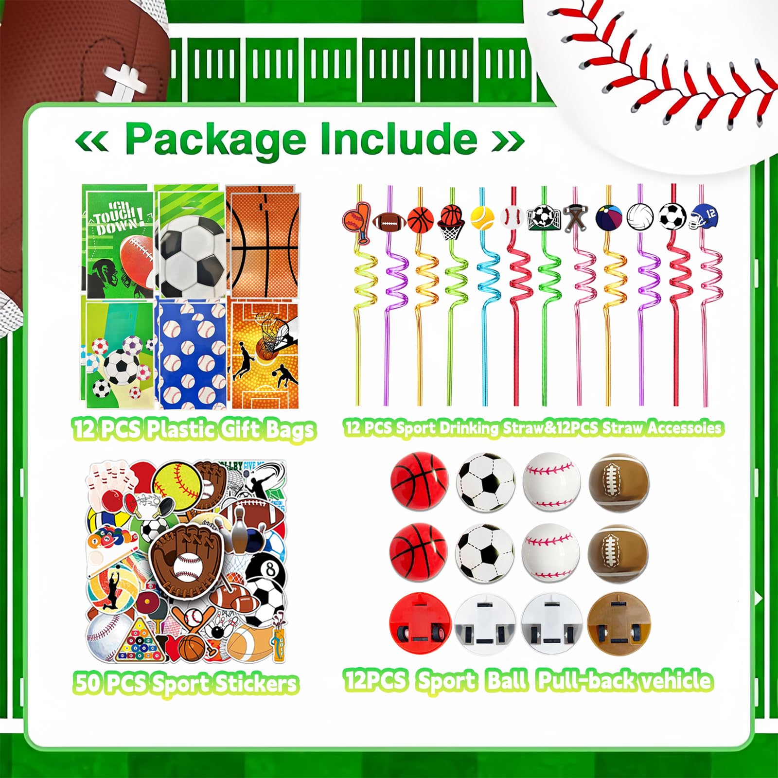 CHSLtmxq straw set and accessories arranged for DIY party favors