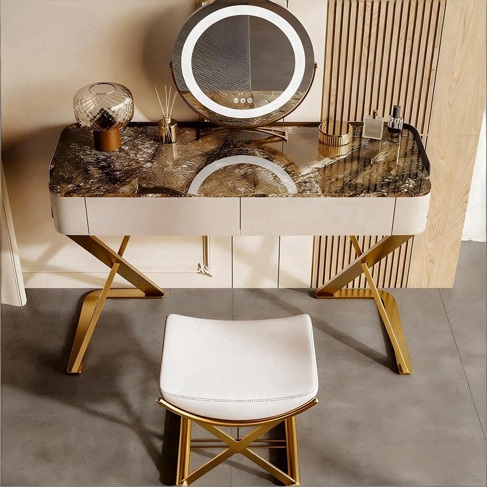 CHSSIH compact stool with 17.7 x 15 x 17.7 inch dimensions