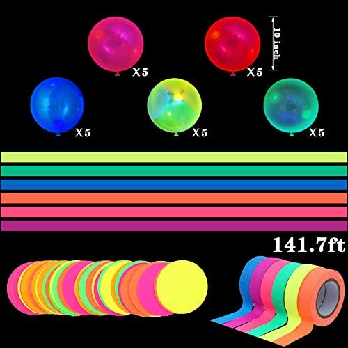 Chuangdi blacklight reactive balloons in vivid colors for festive celebrations