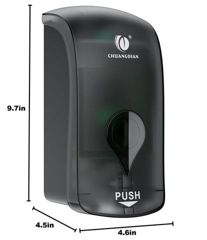 Wall-mount setup of CHUANGDIAN dispenser saves space.