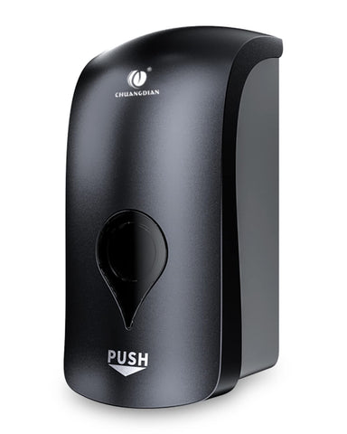 CHUANGDIAN manual foam soap dispenser front view, effortless one-handed operation.