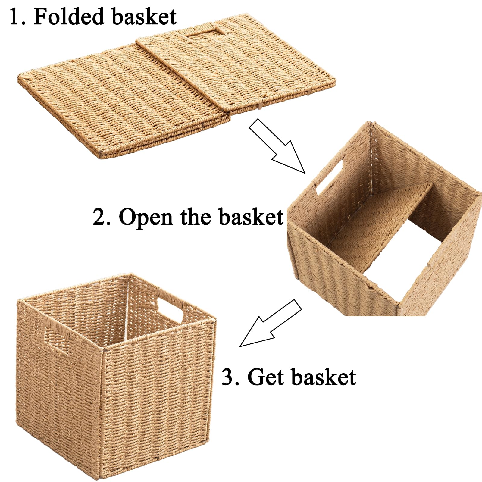 ChubanCraft stackable basket shown empty to save space.