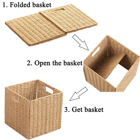 ChubanCraft stackable basket shown empty to save space.