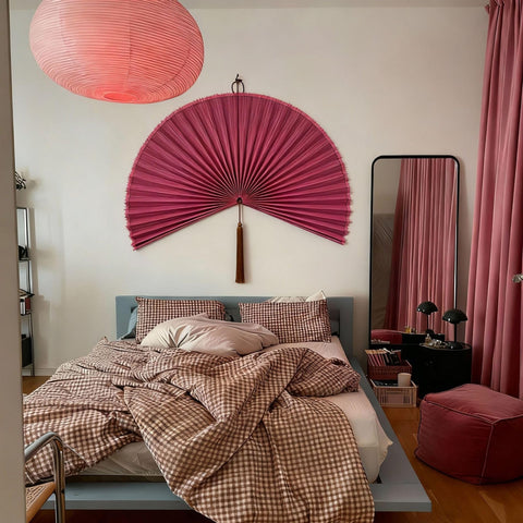 ChumDecor handcrafted bamboo-sticks fan reflects artisanal quality and durability