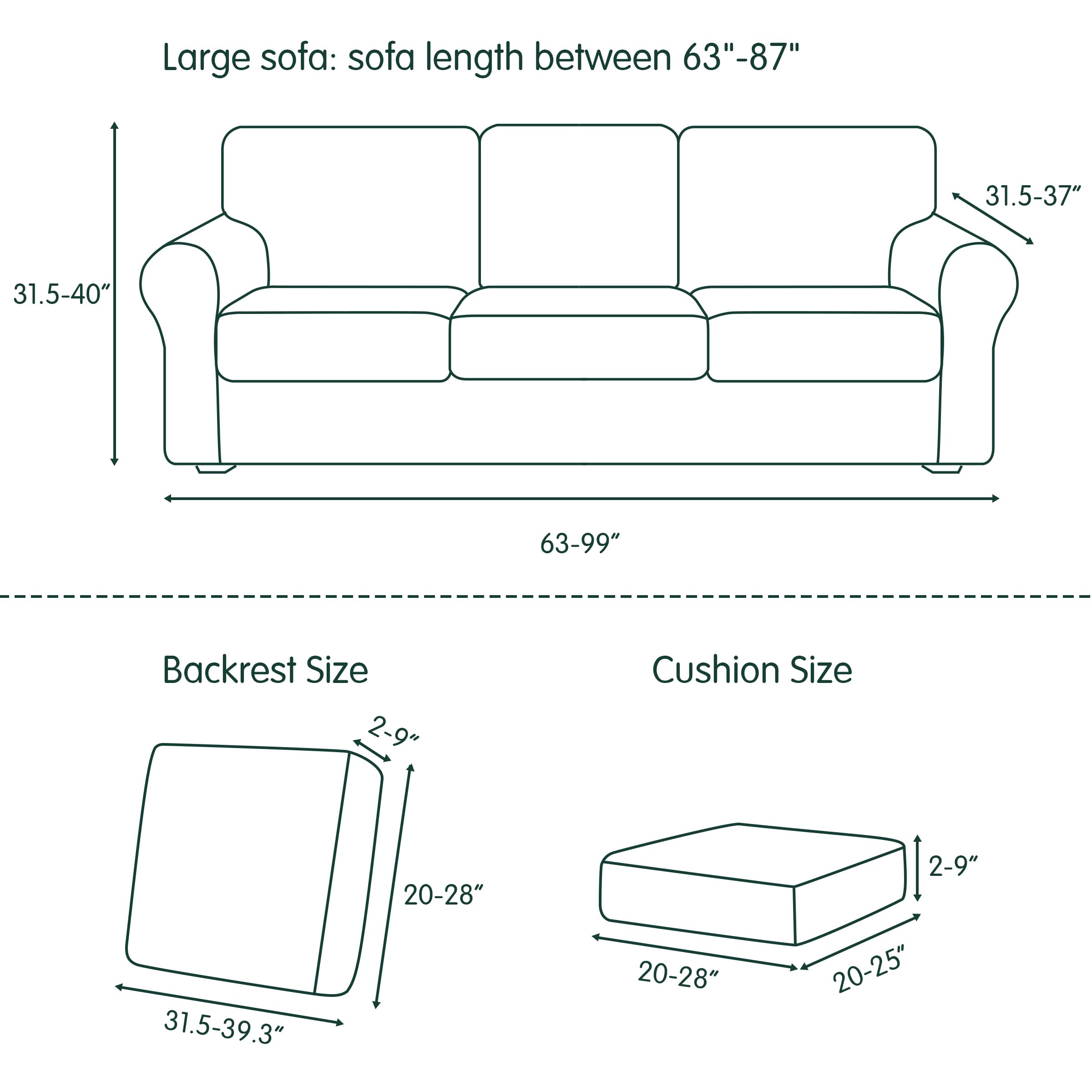 CHUN YI durable slipcover guards against spills and pet scratches.