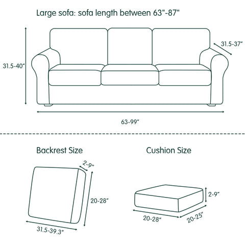 CHUN YI durable slipcover guards against spills and pet scratches.