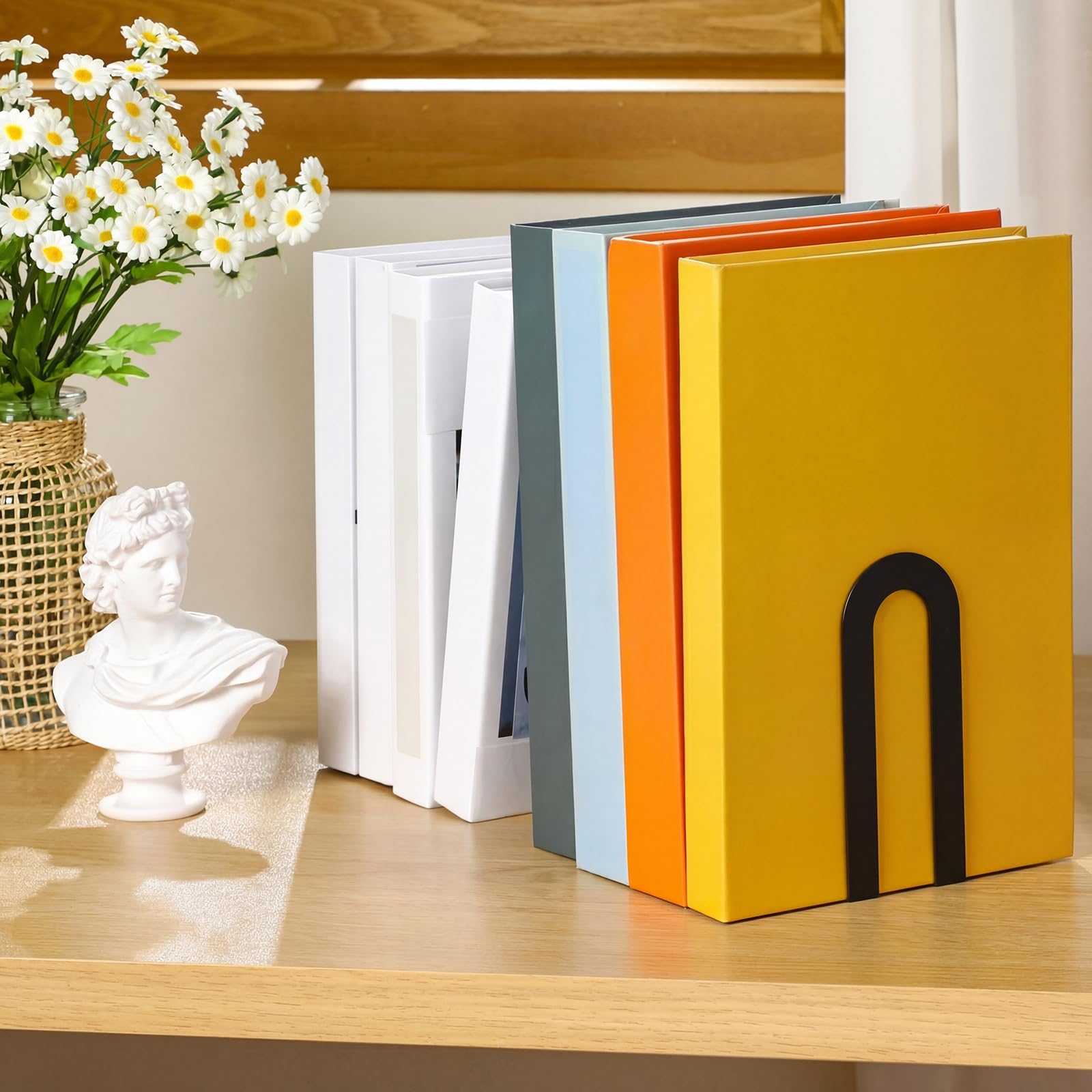 Chunful black book ends for home office keep desks tidy