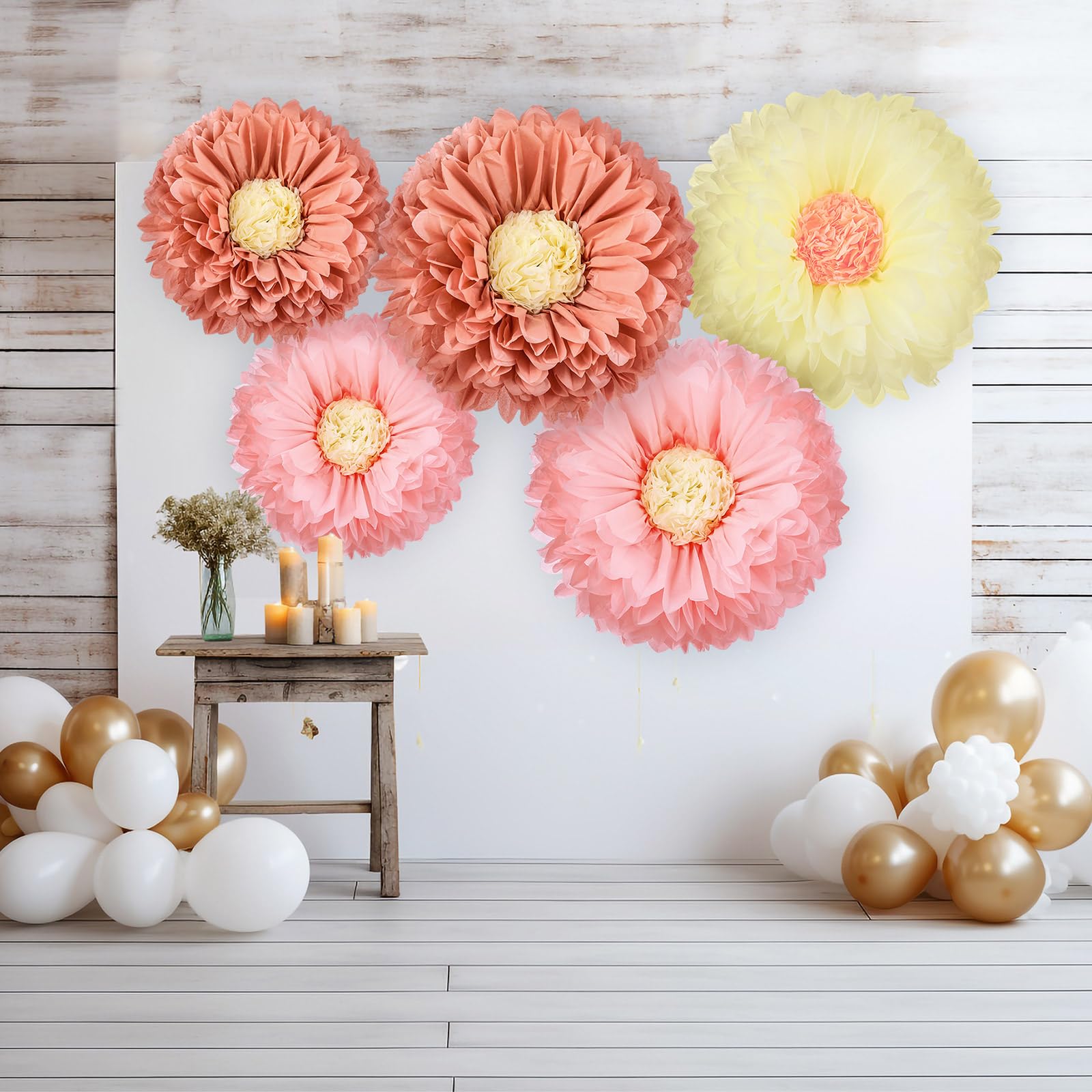 Chunful photo-booth pairing with these flowers elevates party vibes