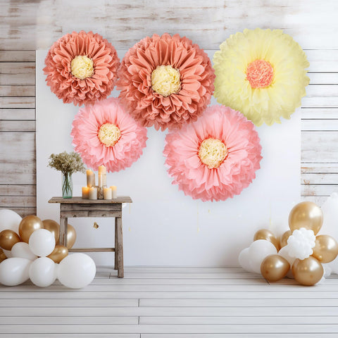 Chunful photo-booth pairing with these flowers elevates party vibes
