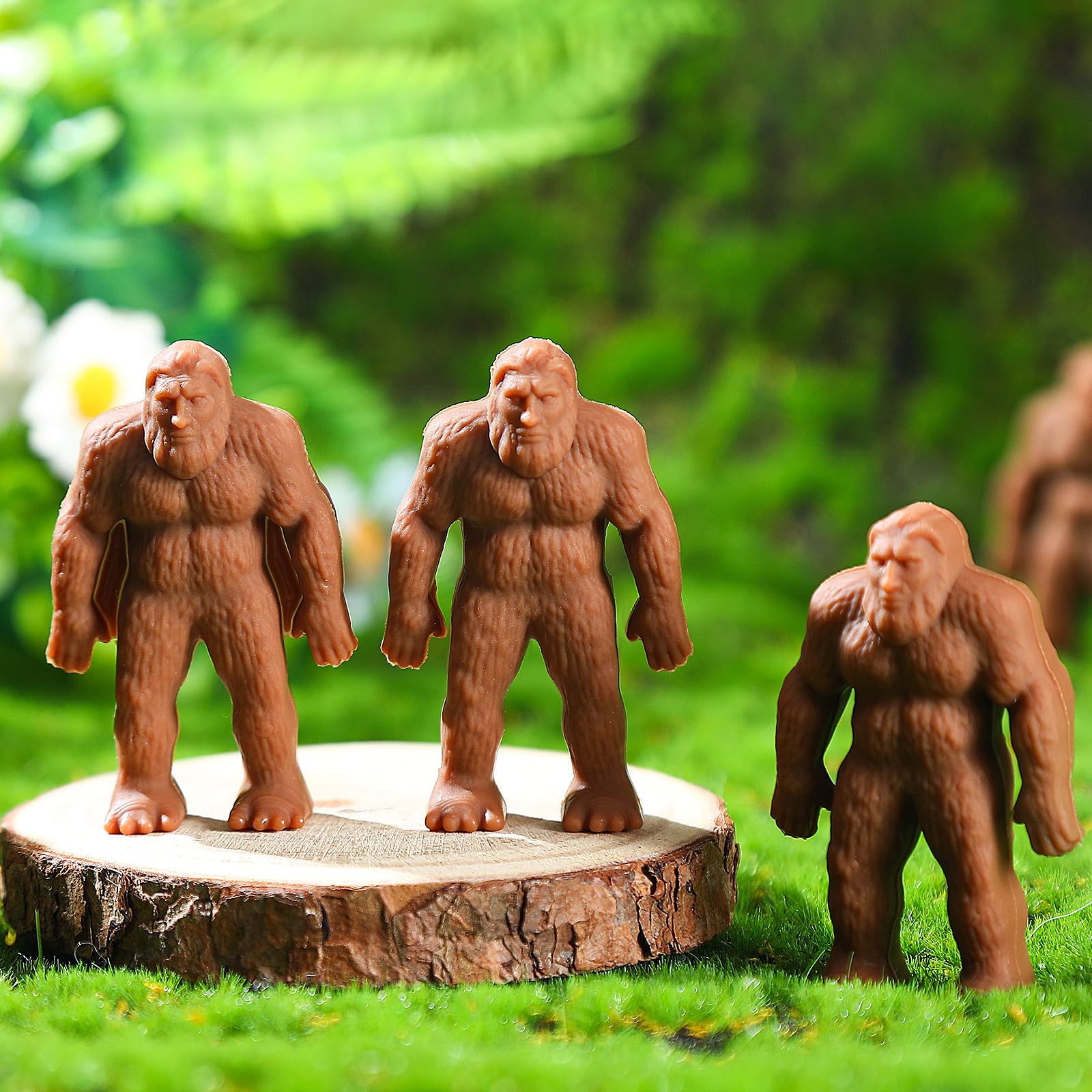 Chunful rubber Bigfoot figurines make charming gifts for fans.