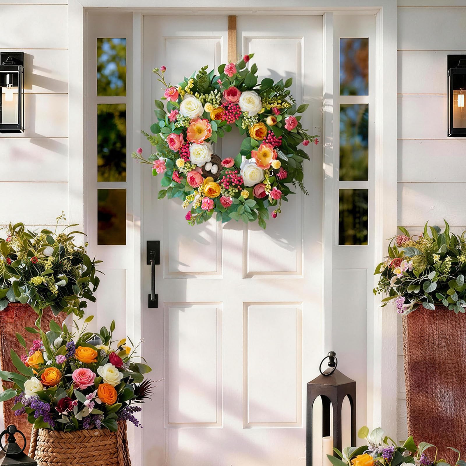 CHvista lifelike silk flowers offer durable color year round.