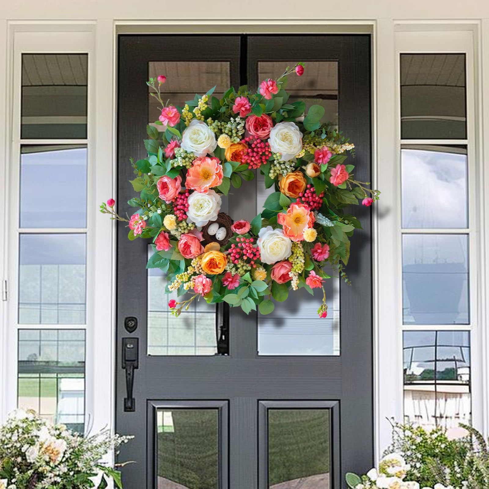 CHvista 24-inch size fits doors, porches, mantels, and windows.