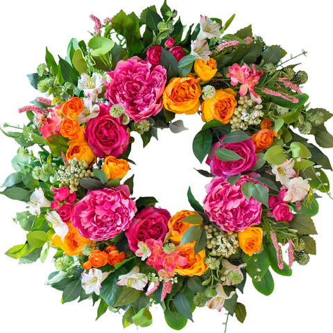 CHvista wreath makes a thoughtful gift for housewarmings, weddings, or holidays.