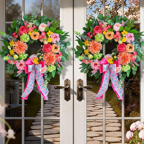 CHvista handmade floral wreath craftsmanship and design