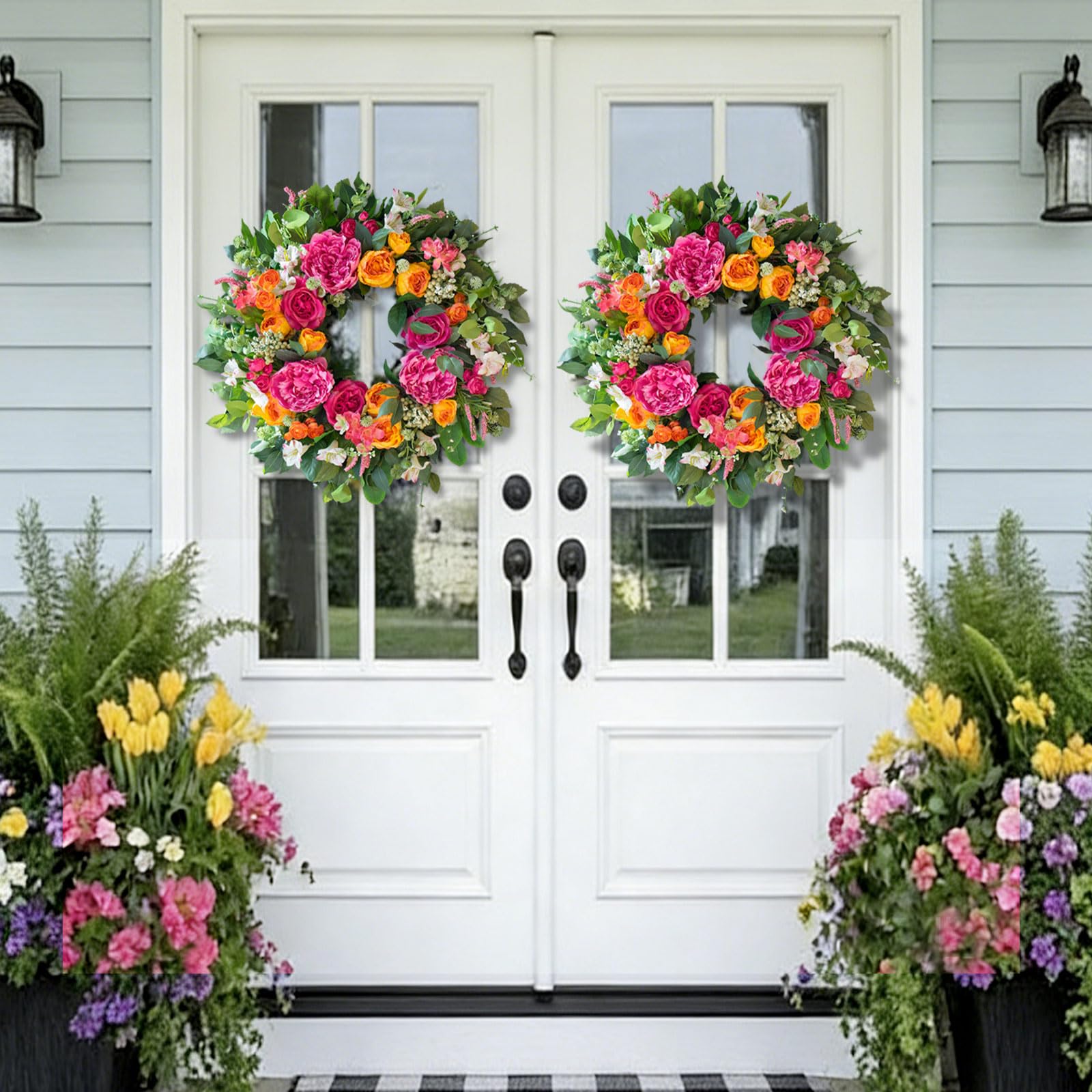 CHvista outdoor-friendly design withstands weather with fade-resistant blooms.
