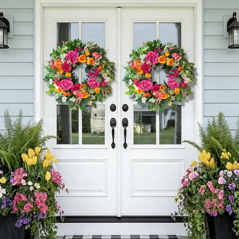 CHvista outdoor-friendly design withstands weather with fade-resistant blooms.