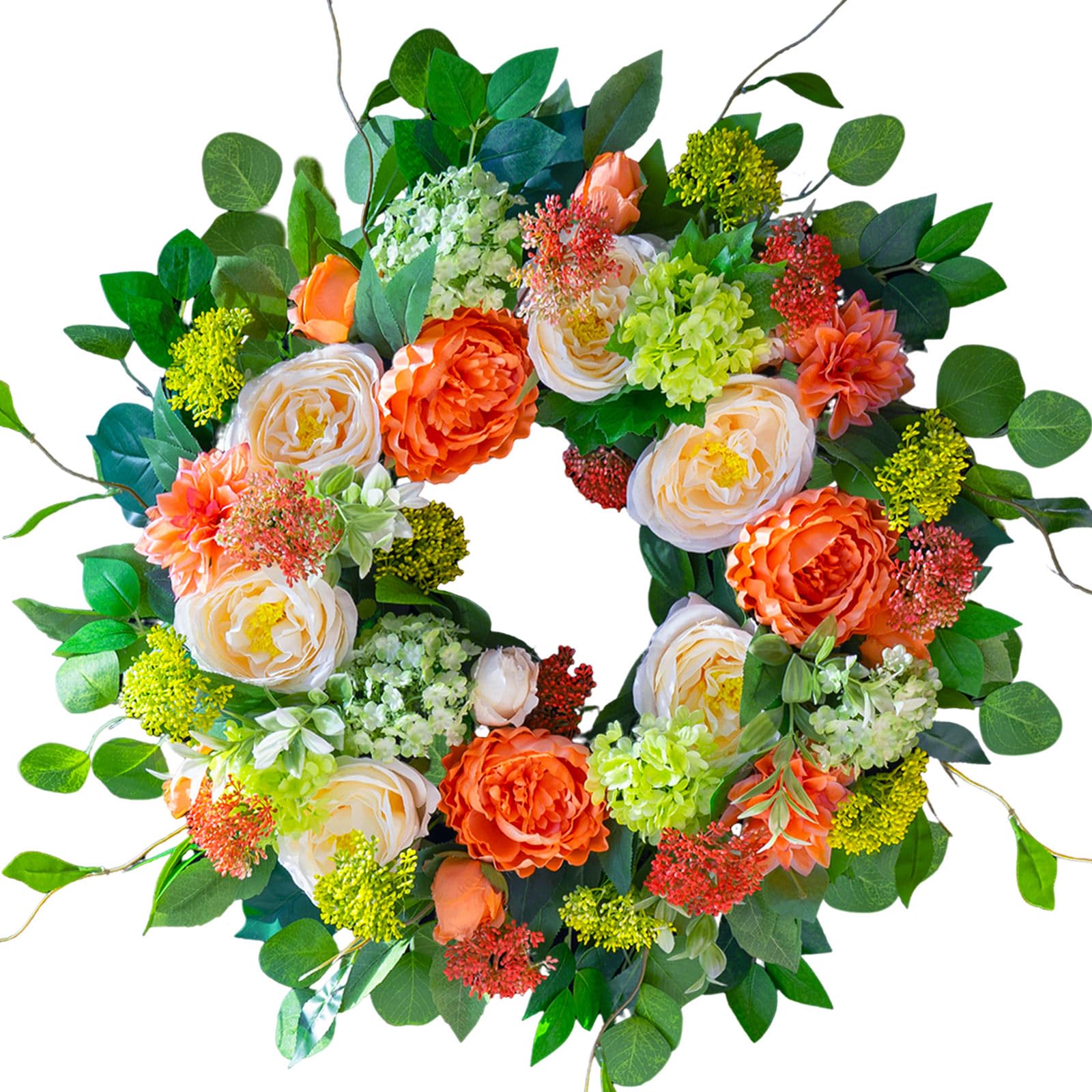 CHvista front door display wreath welcomes guests year-round