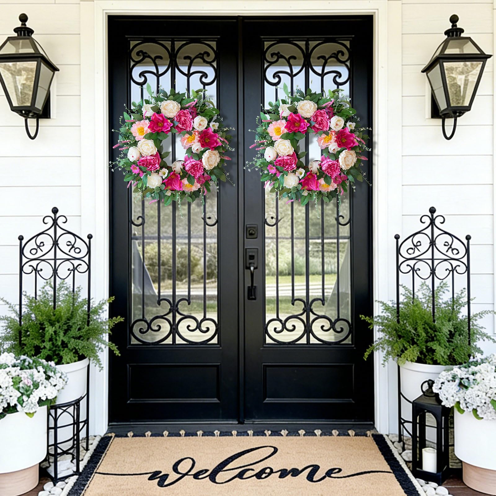 Durable materials require no watering or maintenance.