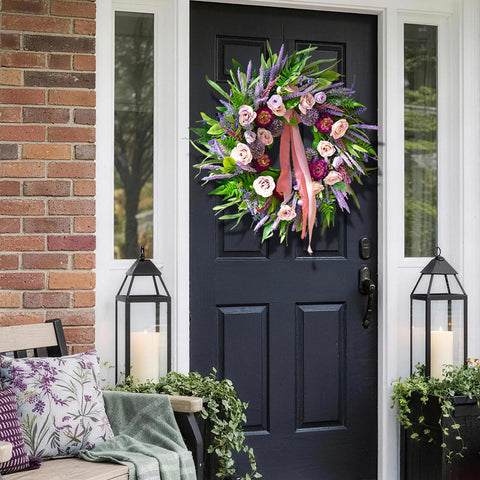 CHvista Weather-Resistant Outdoor Wreath — stays vibrant through seasons